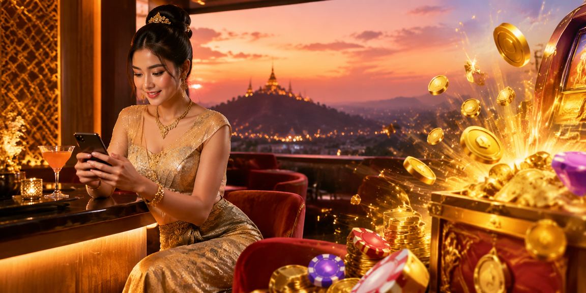 မန္တလေးမြို့၌ ဖုန်းဖြင့် ဖဲကစားနေသော အသုံးပြုသူ